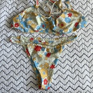 Aurelle Capri Blue Bikini Set